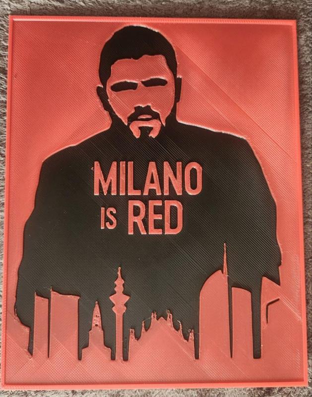 Ac Milan - Milano is Red - HueForge
