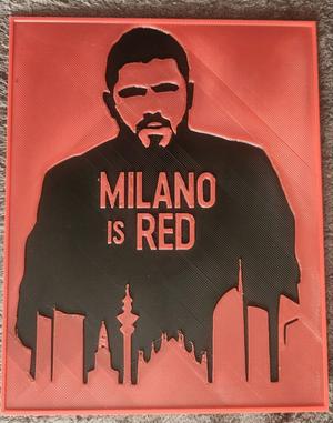 Ac Milan - Milano is Red - HueForge