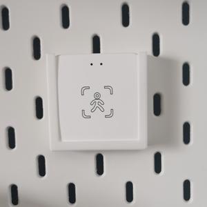 Holders for the Tuya ZigBee gateway and Tuya ZigBee motion sensor, designed to be mounted on the IKEA Skadis pegboard