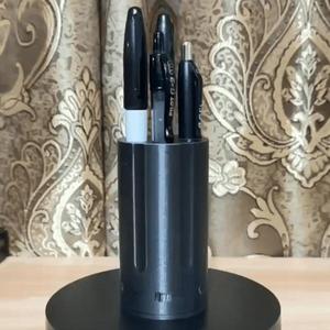 Revolver Cylinder Pen Holder STL File | Unique 3D Printable | FREE