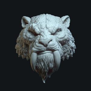 Sabertooth v2_Action Figure Head