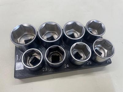 socket holder bin 23-32 metric, gridfinity