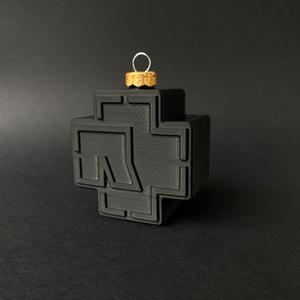 Rammstein logo christmas ball