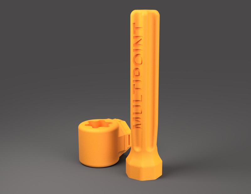Threaded MultiPoint (Slotted) Installation and Removal Tool for MultiBoard
