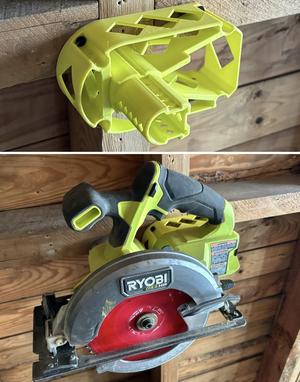 Ryobi 18v tool (circular saw) holder
