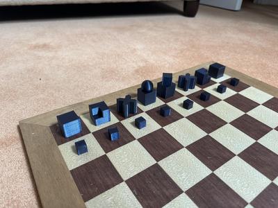 Bauhaus chess set