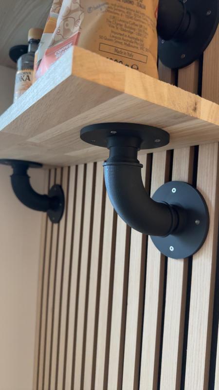 indutrial pipe for shelf.