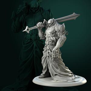 Vold the Dead Lord 32mm and 75mm pre-supported