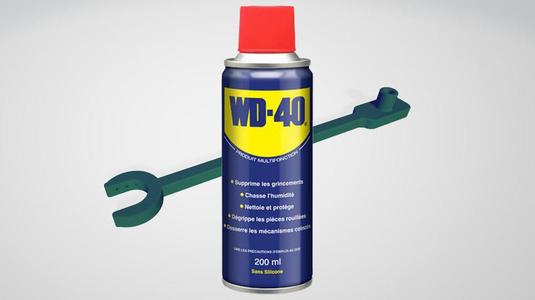 tube WD-40 spécial vis hélicoïdale diamètre 8 mm - WD-40 tube special helical screw diameter 8 mm