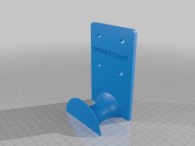 Simple wall mounted pipe/hose hook