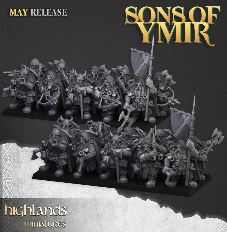 Dwarf Rangers - Highlands Miniatures