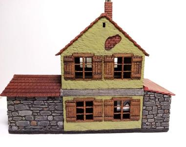 Small House with Barn and Shed