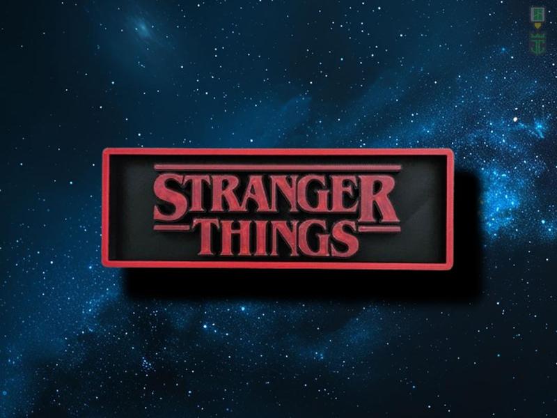 Stranger Things Cinema Film Room Sign Box