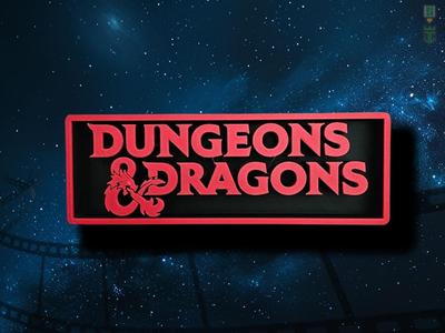Dungeons and Dragons Cinema Film Room Sign Box