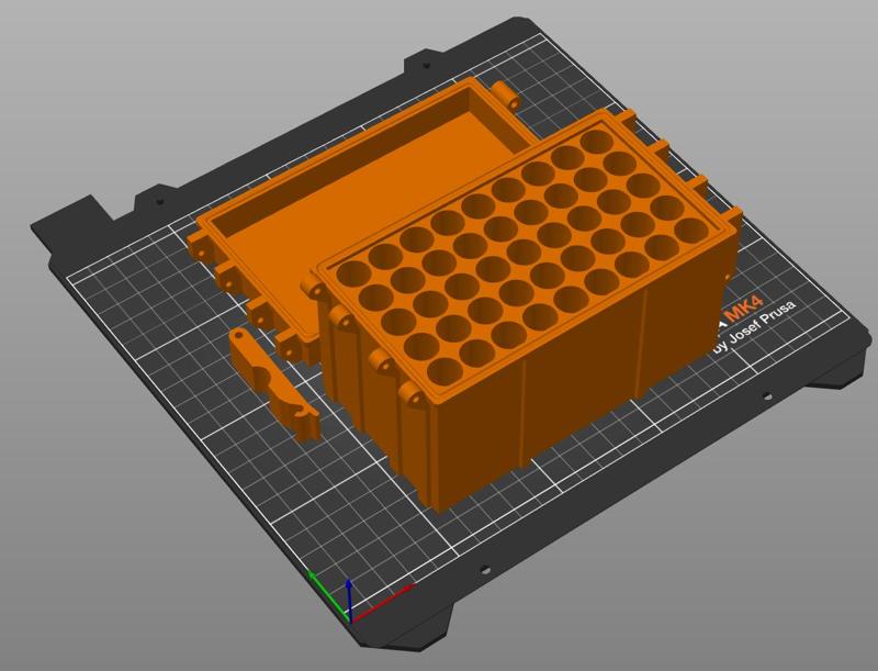Super Customizable Rugged Box in OpenSCAD - Batteries and More Edition
