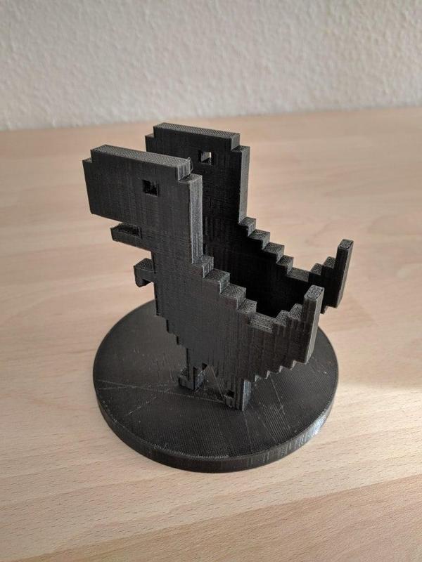T-Rex - Chrome Phone Holder Phone Stand
