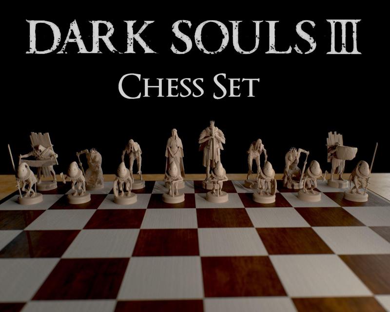 Dark Souls Inspired Chess Set