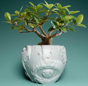 Plant pot with drainage 3D Printer STL file: instant download, Plant lovers gift
