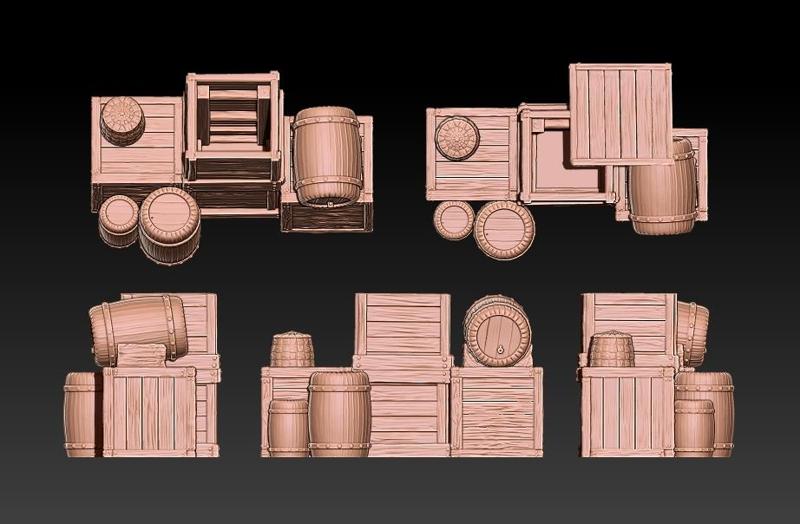 Supply Cluster with Removable Lid and Secret Entrance