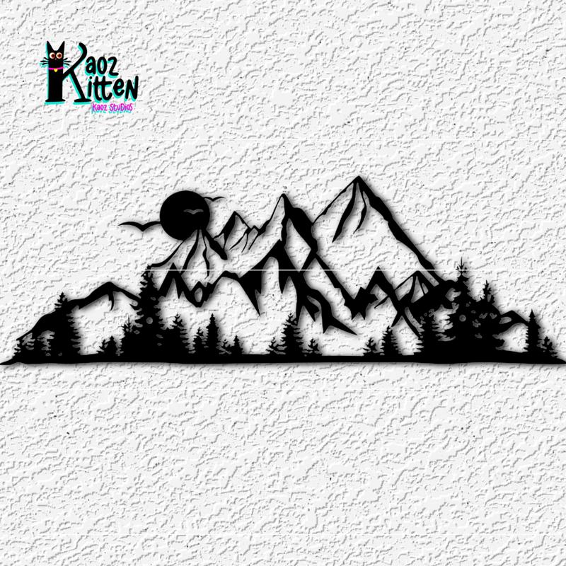 mountain range wall art mountains decor