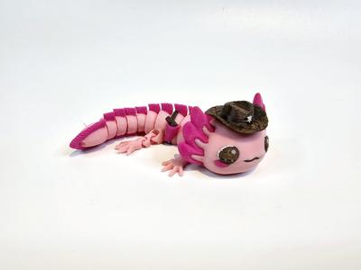 Pocket Pet Baby Sheriff Articulated Axolotl