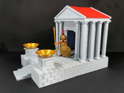 GREEK TEMPLE / COMPLEMENTS FOR PLAYMOBIL