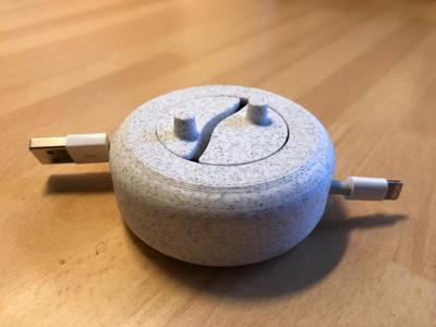 Portable Cable/Cord Organizer Winder Pucks