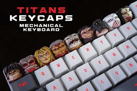 Titans - Attack on titan keycaps collection  -shingeki no kyojin