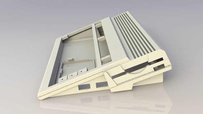 Commodore Amiga 600 enclosure 3d print model