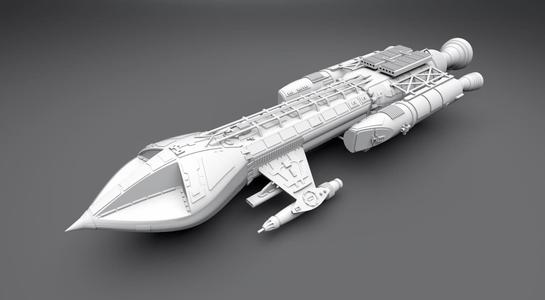 1999 Space Hawk Scale model