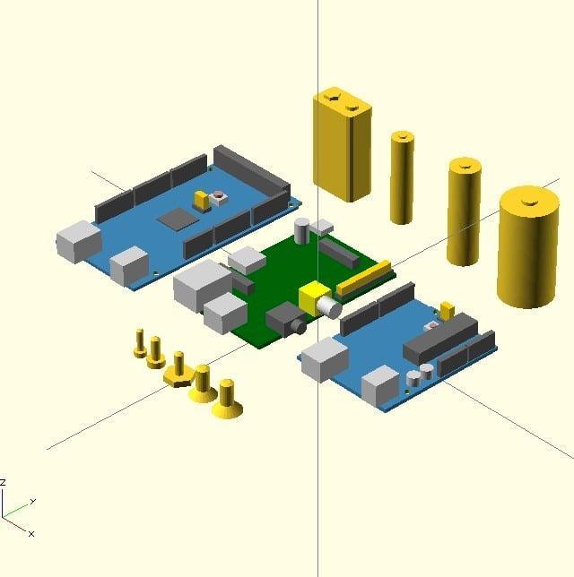 KSolids - OpenSCAD Solid Library