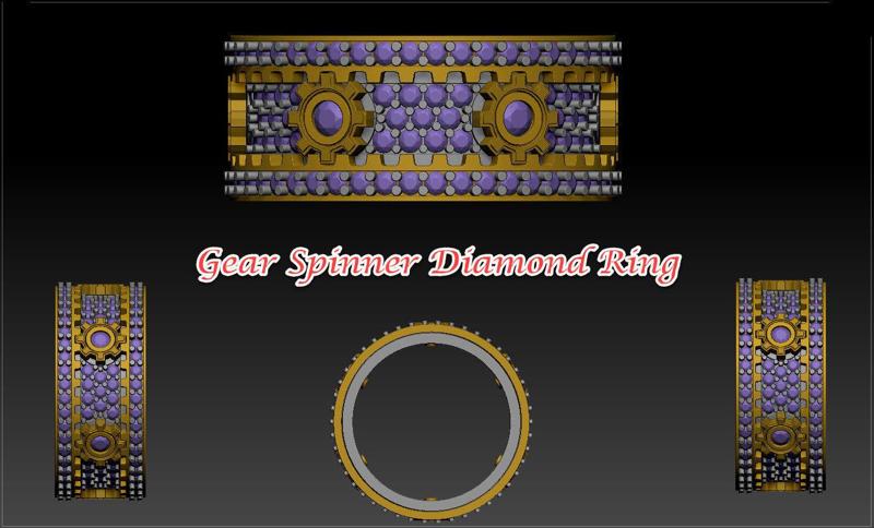 Gear spinner ring