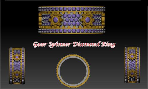 Gear spinner ring