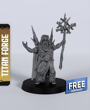Exalted Wizard - With Free Dragon  - 5e DnD Inspired for RPG and Wargamers
