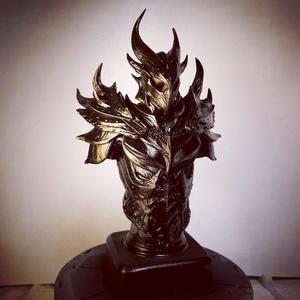 Elder Scrolls Skyrim Daedric Armor Bust