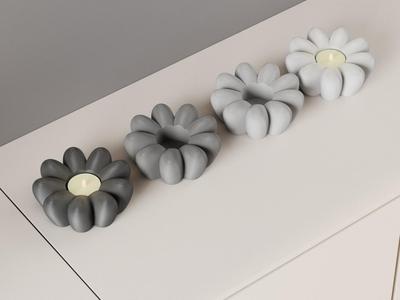 Modern LED Candle holder. Tealight Boat