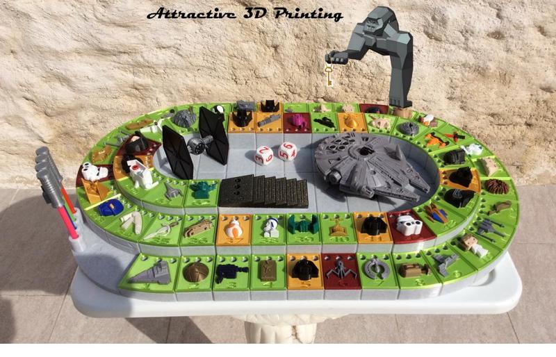 3D STAR WARS BOARD GAME (GOOSE)