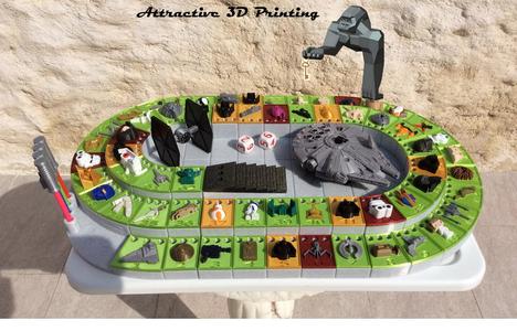 3D STAR WARS BOARD GAME (GOOSE)