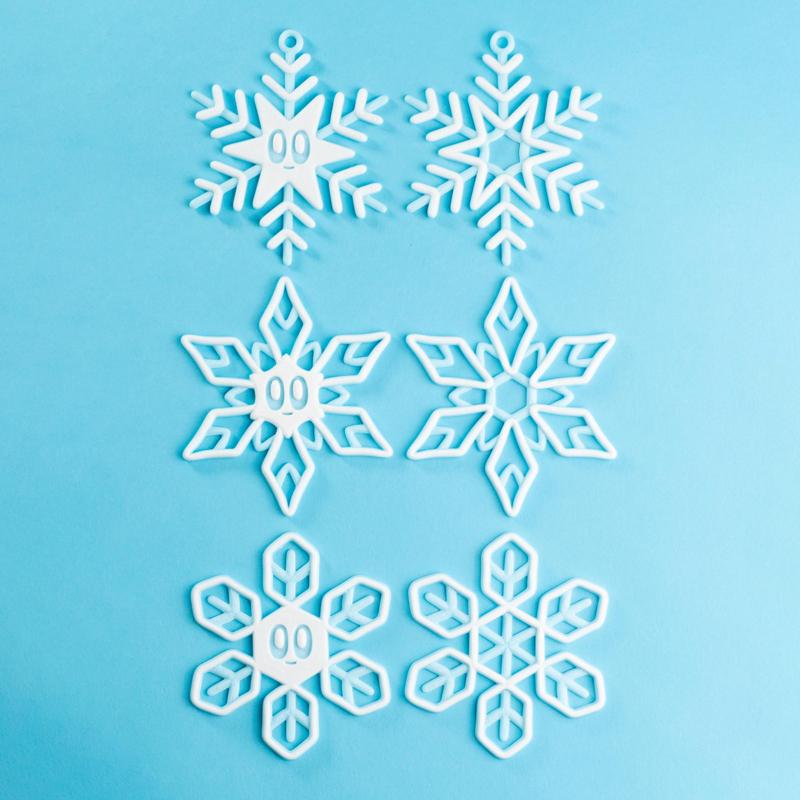 Blob Snowflakes - Ornament Art Toy
