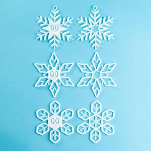 Blob Snowflakes - Ornament Art Toy