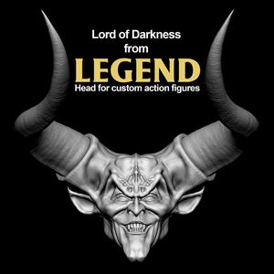 LORD OF DARKNESS FROM LEGEND HEAD FOR 6 INCH ACTION FIGURES