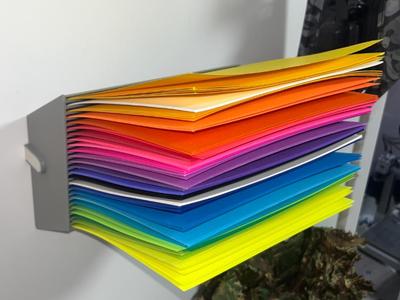 Cardstock/Construction paper holder: Letter/12x12