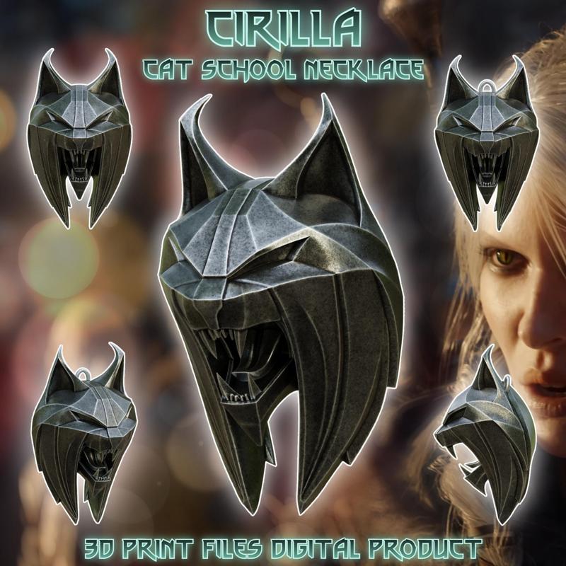Cirilla Lynx School Cosplay Medallion Pendant The Witcher 4