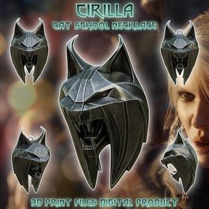 Cirilla Lynx School Cosplay Medallion Pendant The Witcher 4