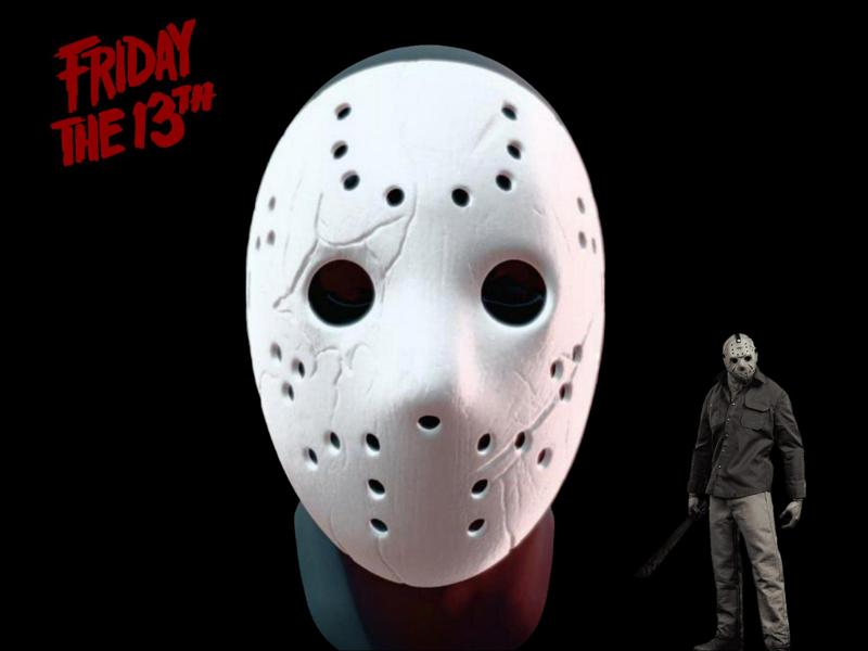 Jason Voorhees mask in the Friday the 13th movies