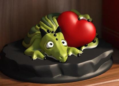 Pet monster Valentine