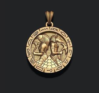 Anubis Horus pendant