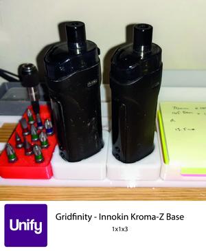 Gridfinity Innokin Kroma-Z base (1x1x3)