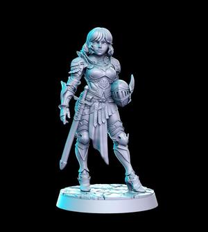 Svanielle, Captain of the Guard - 32mm - DnD