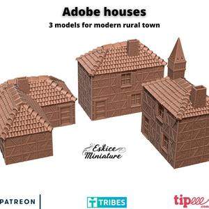 Adobe houses - 28mm